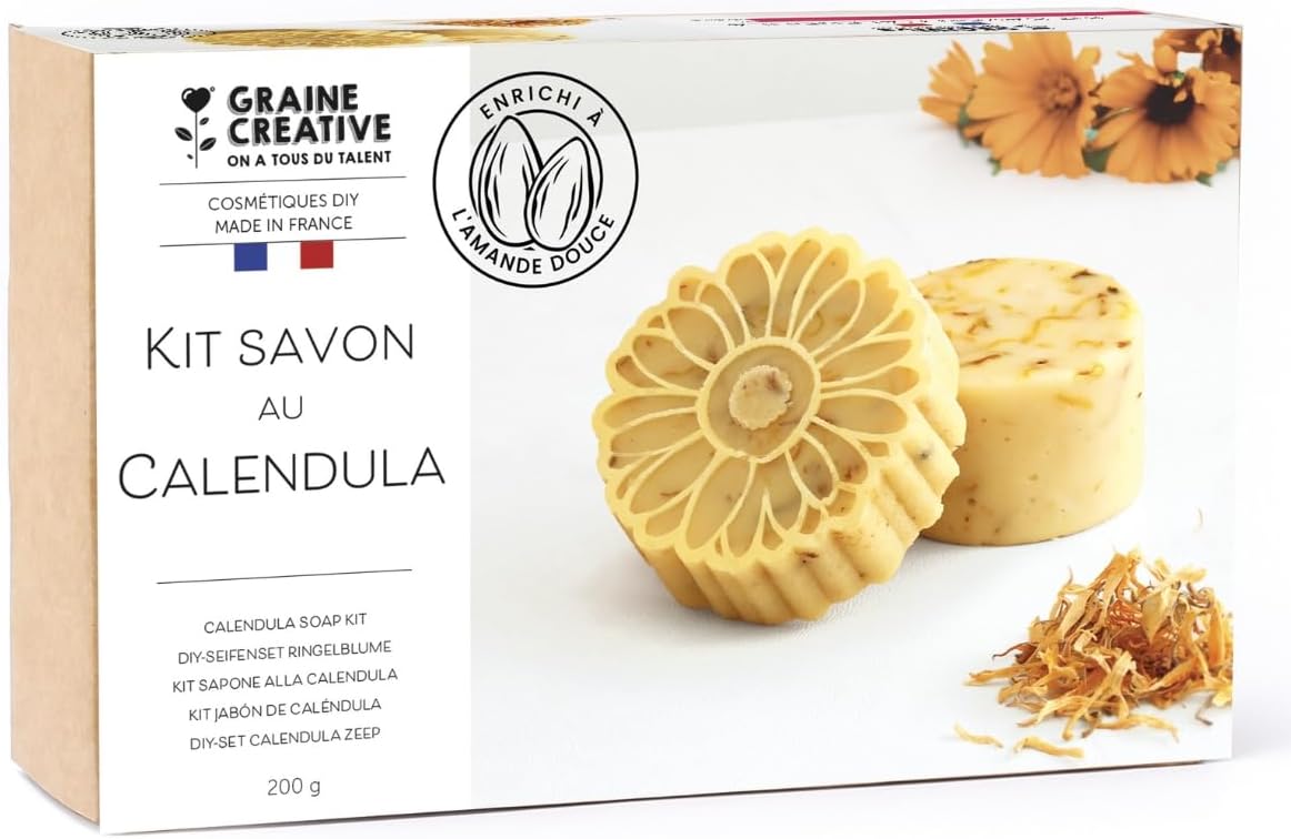 Kit Savons Fleuris de Graine Créative